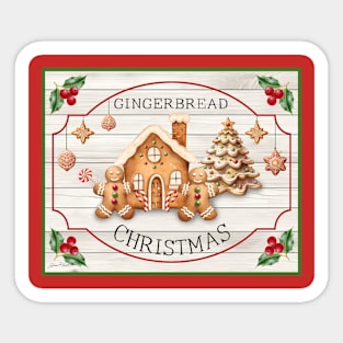 Christmas Gingerbread Sticker